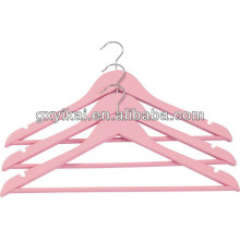 hot sell colorful wooden shirt hanger